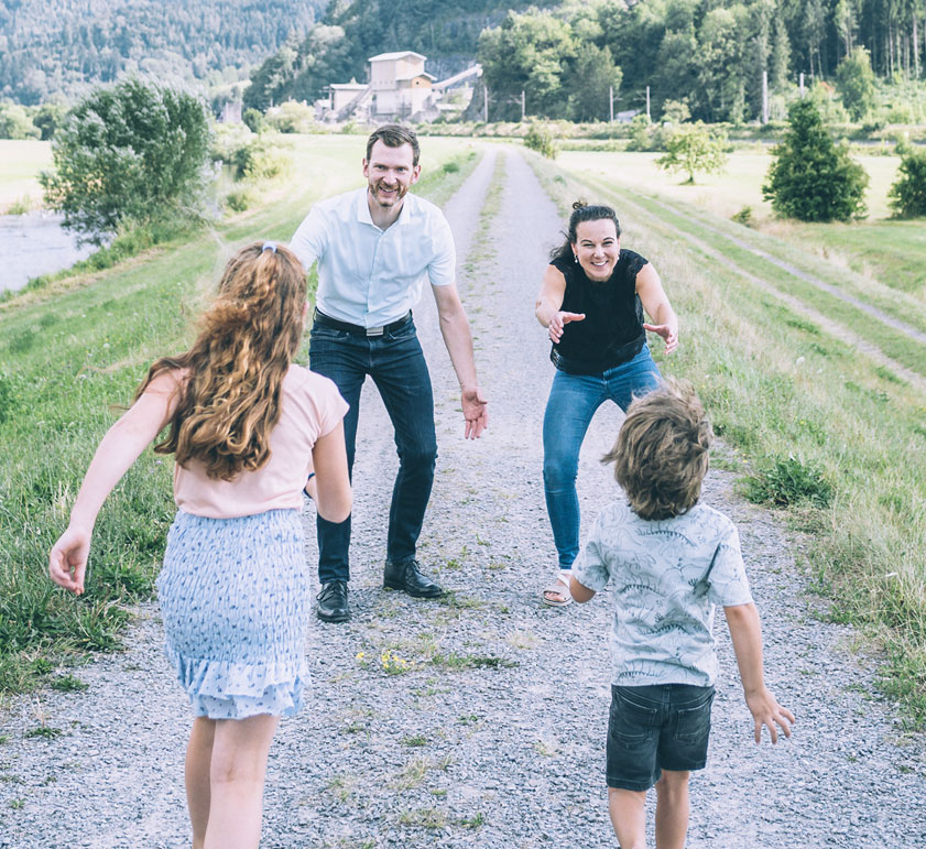 Hardy Schwendemann mt Familie Steinach